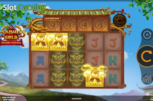 Скрин5. Caishen Gold: Dragon Awakes слот