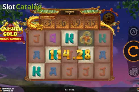 Скрин7. Caishen Gold: Dragon Awakes слот