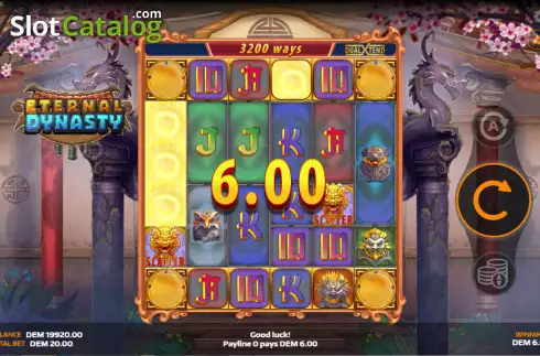 Скрин3. Eternal Dynasty слот