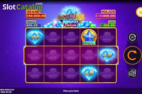 Скрин2. GemBlitz Bonanza Deluxe слот