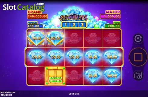 Скрин3. GemBlitz Bonanza Deluxe слот