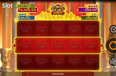 Скрин2. Roman Riches Jackpot слот
