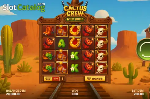 Скрин2. Cactus Crew: Wild Duels слот