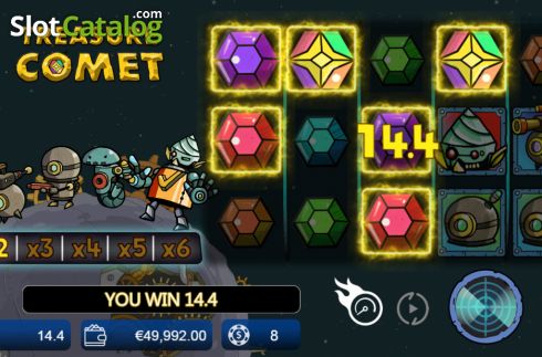 Скрин5. Comet Treasure слот