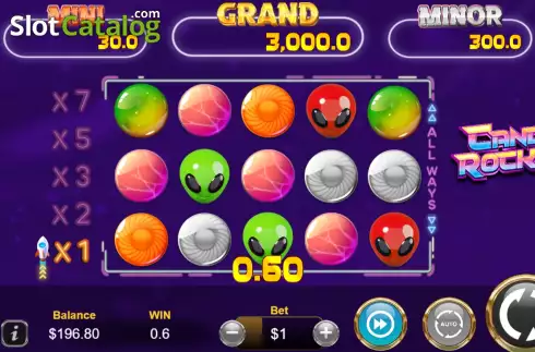 Скрин4. Candy Rocket слот