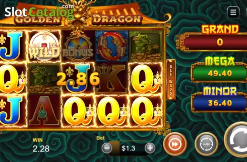 Скрин4. Golden Dragon Jackpot слот