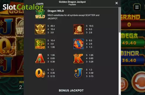 Скрин8. Golden Dragon Jackpot слот