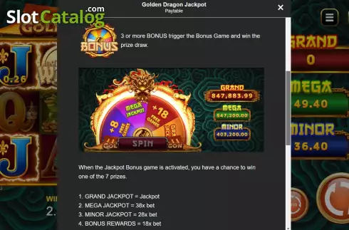Скрин9. Golden Dragon Jackpot слот