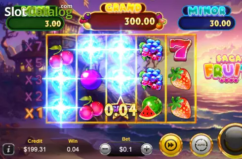 Скрин3. Fruit Saga слот