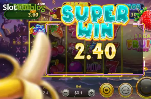 Скрин5. Fruit Saga слот