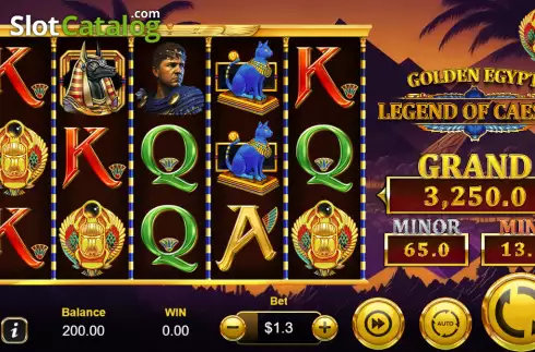 Скрин2. Golden Egypt Legend of Caesar слот