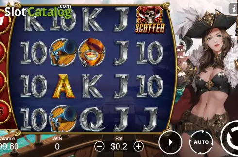Скрин2. Pirate Queen: Treasure Raid слот