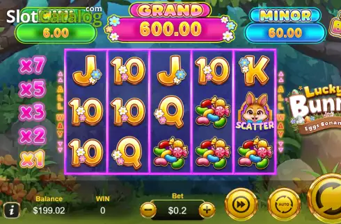 Скрин2. Lucky Bunny: Eggs Bonanza слот
