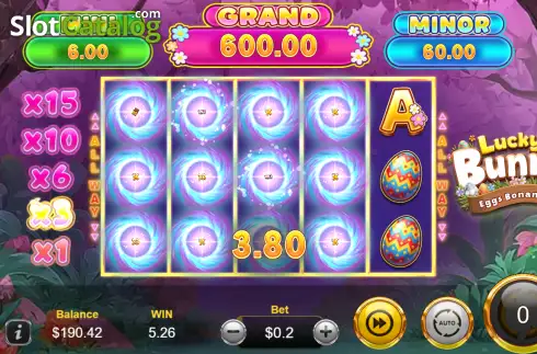 Скрин3. Lucky Bunny: Eggs Bonanza слот