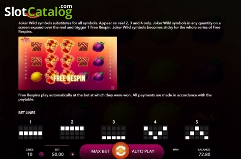 Скрин6. Fruit Vegas слот