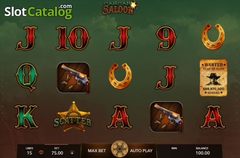 Скрин2. CanCan Saloon слот