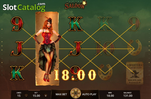 Скрин5. CanCan Saloon слот