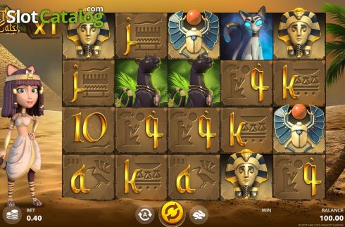 Скрин2. Bastet and Cats слот