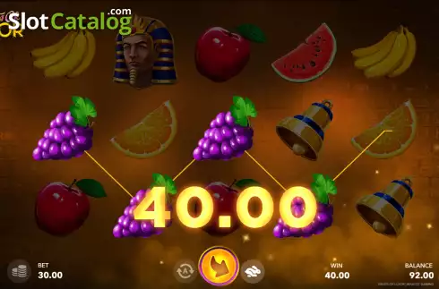 Скрин4. Fruits of Luxor слот