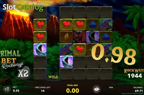 Скрин7. Primal Bet Rockways слот