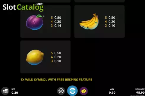 Скрин7. 1X Fruit слот