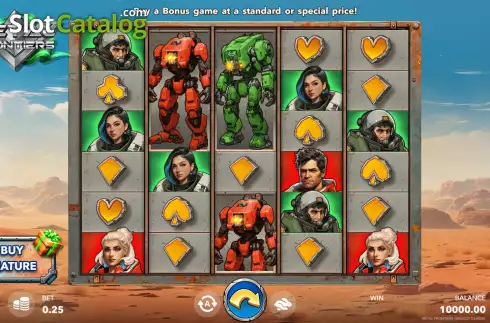 Скрин2. Metal Frontiers слот