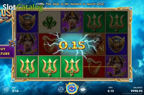 Скрин3. Zeus The Invincible слот