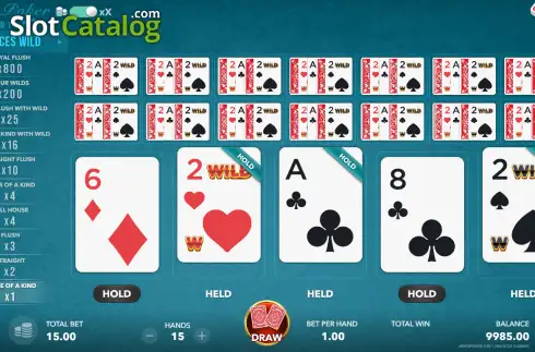 Скрин2. Video Poker 3 in 1 слот
