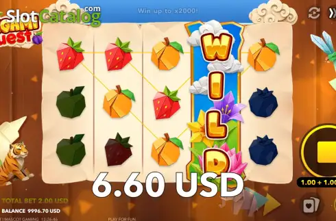 Скрин3. Origami Quest слот