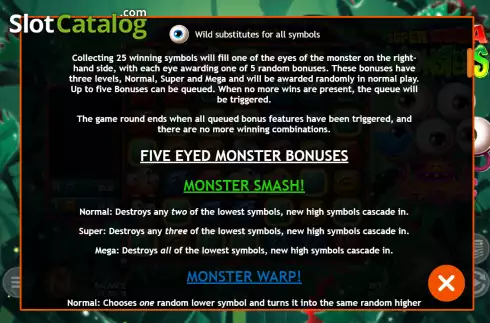 Скрин6. Super Mega Monsters слот