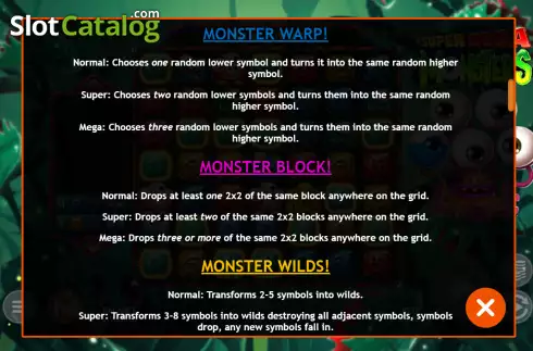 Скрин7. Super Mega Monsters слот
