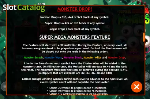 Скрин8. Super Mega Monsters слот