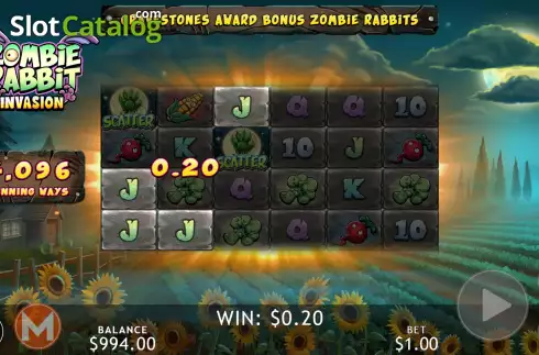 Скрин5. Zombie Rabbit слот
