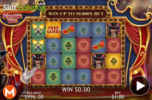 Скрин2. The Ringmaster's Whopping Wins слот