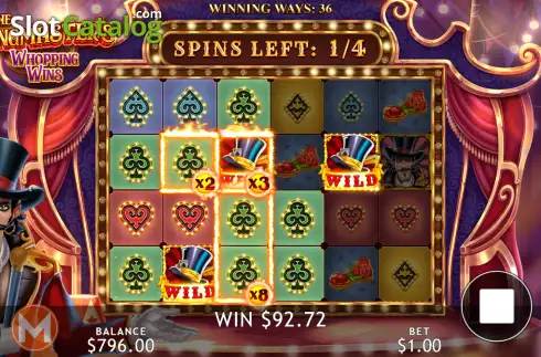 Скрин3. The Ringmaster's Whopping Wins слот