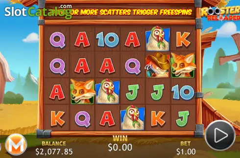 Скрин2. Rooster's Reloaded слот