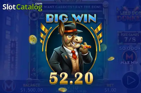 Скрин3. Wild Don Donkey слот
