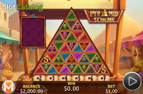 Скрин2. Pyramid Scheme слот