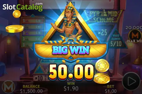 Скрин3. Pyramid Scheme слот