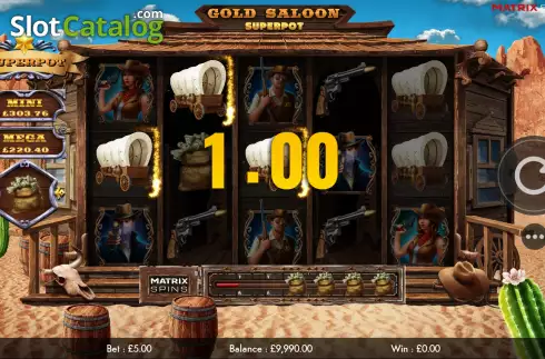 Скрин3. Gold Saloon Superpot слот