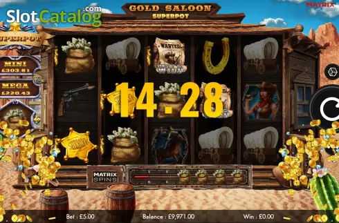 Скрин4. Gold Saloon Superpot слот