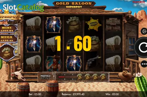 Скрин5. Gold Saloon Superpot слот