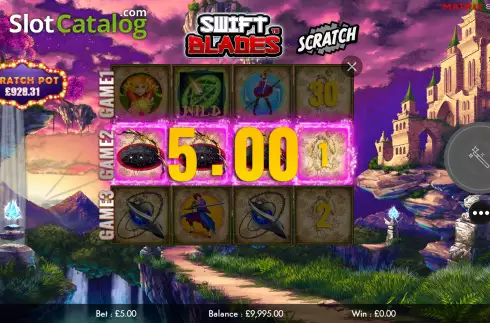 Скрин6. Swift Blades Scratch слот