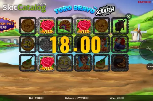 Скрин6. Toro Bravo Scratch слот