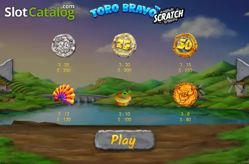 Скрин8. Toro Bravo Scratch слот