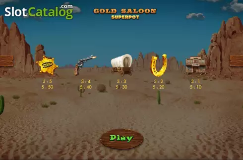 Скрин9. Gold Saloon Superpot Scratch слот