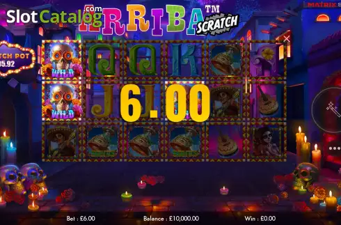 Скрин5. Arriba Scratch слот