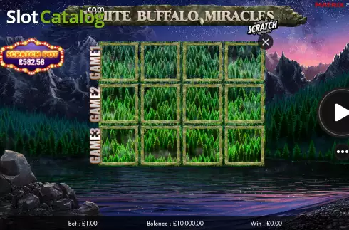 Скрин2. White Buffalo Miracles Scratch слот