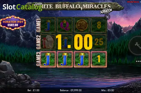 Скрин3. White Buffalo Miracles Scratch слот