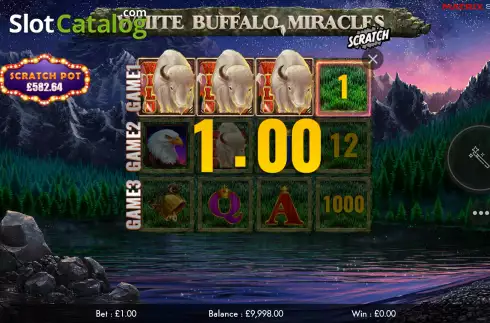 Скрин4. White Buffalo Miracles Scratch слот